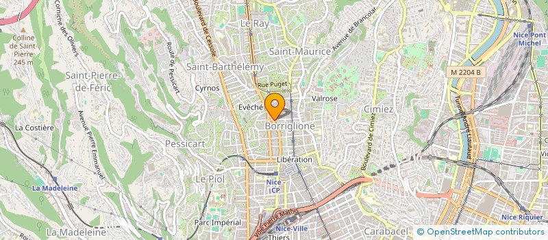 localisation de l'entreprise MONSIEUR IDRISS SARR à NICE