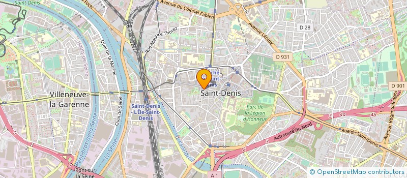 localisation de l'entreprise MONSIEUR IDRISS SORO à SAINT-DENIS