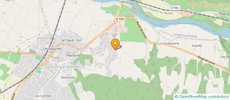 localisation de l'entreprise MONSIEUR IDRISS VANNIER  LORIOL-SUR-DROME