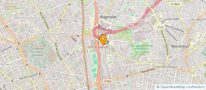 localisation de l'entreprise MONSIEUR IDRISS YAMOUNI à BAGNOLET