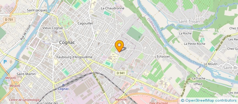 localisation de l'entreprise MONSIEUR IDRISSA BADJI à COGNAC