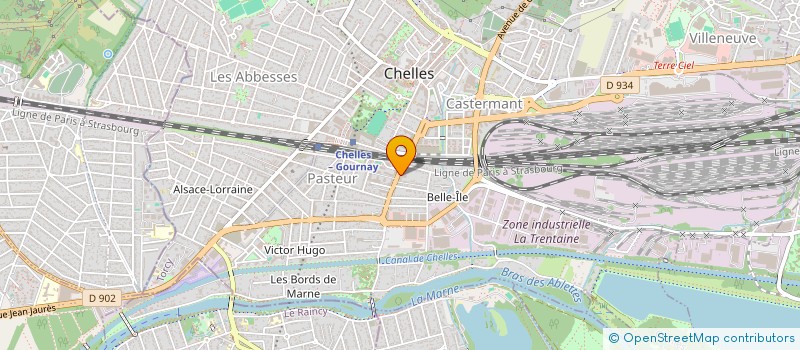 localisation de l'entreprise MONSIEUR IDRISSA BAH  CHELLES