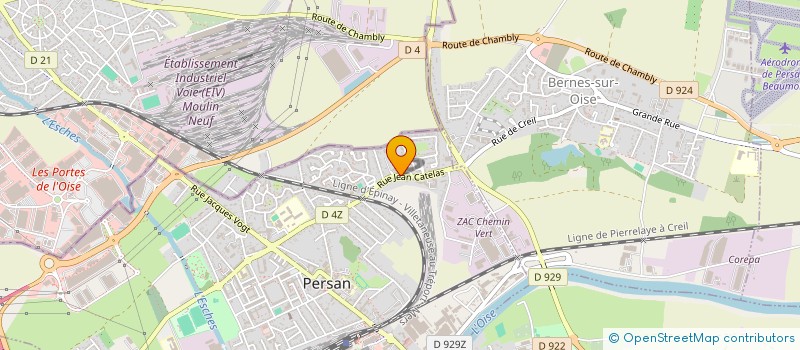 localisation de l'entreprise MONSIEUR IDRISSA BAMBA  PERSAN