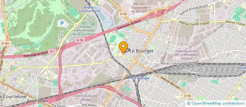 localisation de l'entreprise MONSIEUR IDRISSA BARADJI à LE BOURGET