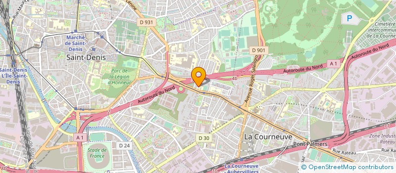 localisation de l'entreprise MONSIEUR IDRISSA CISSE  SAINT-DENIS