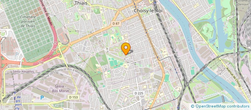 localisation de l'entreprise MONSIEUR IDRISSA COULIBALY  THIAIS