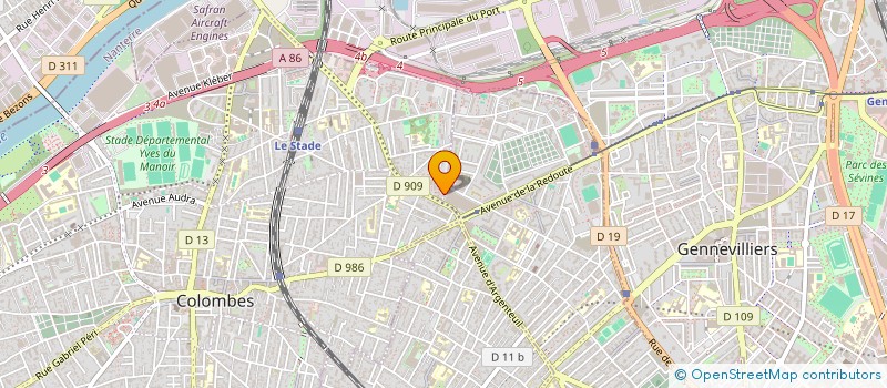 localisation de l'entreprise MONSIEUR IDRISSA COULIBALY à COLOMBES