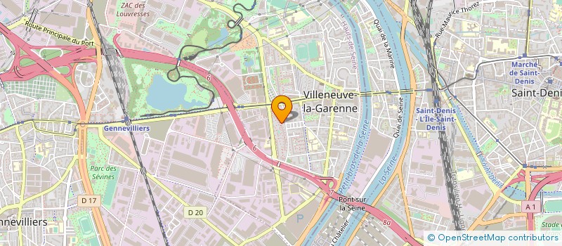 localisation de l'entreprise MONSIEUR IDRISSA DIARRA  VILLENEUVE-LA-GARENNE