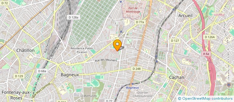 localisation de l'entreprise MONSIEUR IDRISSA DRAME à BAGNEUX