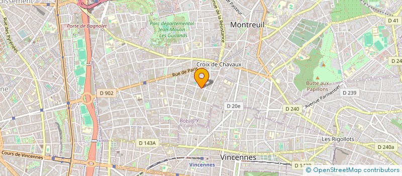 localisation de l'entreprise MONSIEUR IDRISSA DRAME à MONTREUIL