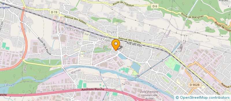 localisation de l'entreprise MONSIEUR IDRISSA DRAME  THYEZ