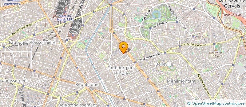 localisation de l'entreprise MONSIEUR IDRISSA FALL  LE BOURGET