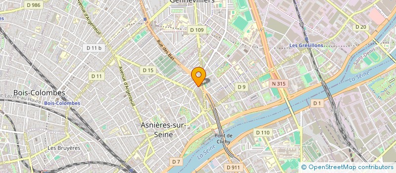 localisation de l'entreprise MONSIEUR IDRISSA GAKOU  ASNIERES-SUR-SEINE