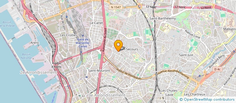 localisation de l'entreprise MONSIEUR IDRISSA GUIRASSY à MARSEILLE