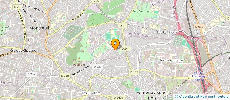 localisation de l'entreprise MONSIEUR IDRISSA KANTE à MONTREUIL