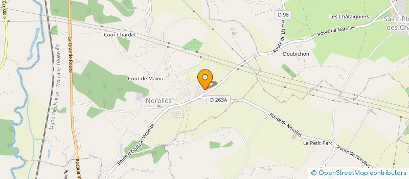 localisation de l'entreprise MONSIEUR IDRISSA KONTE  NOROLLES