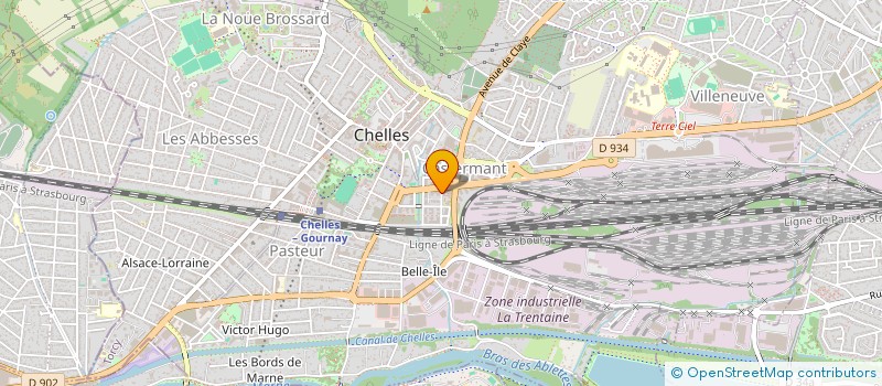 localisation de l'entreprise MONSIEUR IDRISSA MAGASSA  CHELLES