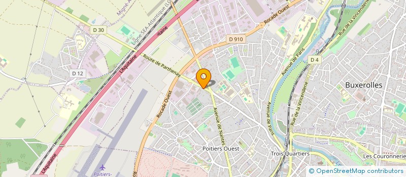 localisation de l'entreprise MONSIEUR IDRISSA SAGNO  POITIERS