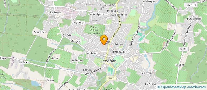 localisation de l'entreprise MONSIEUR IDRISSA SANE  LEOGNAN