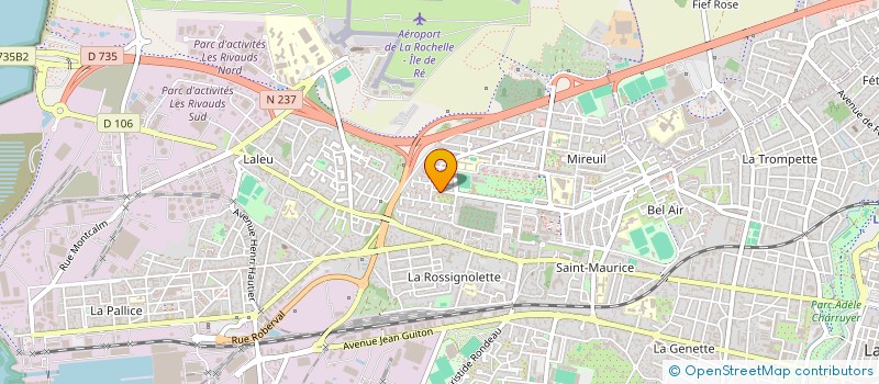 localisation de l'entreprise MONSIEUR IDRISSA SECK  LA ROCHELLE