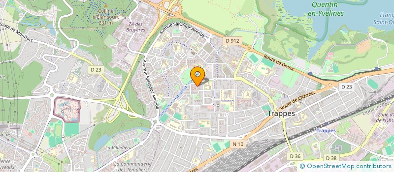 localisation de l'entreprise MONSIEUR IDRISSA SIDIBE  TRAPPES