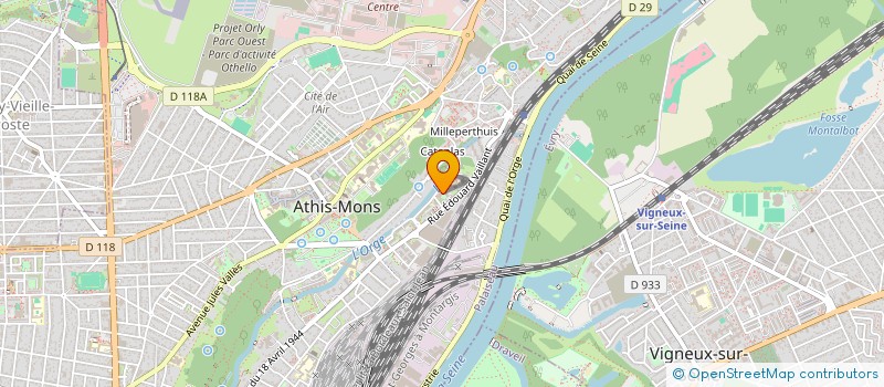 localisation de l'entreprise MONSIEUR IDRISSA TRAORE à ATHIS-MONS