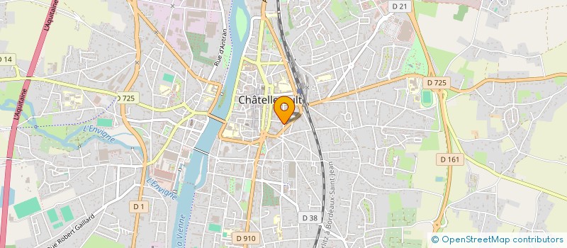 localisation de l'entreprise MONSIEUR IDRISSE BEMIARY  CHATELLERAULT