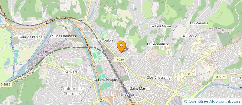 localisation de l'entreprise MONSIEUR IDRISSI SOFIANE  PERIGUEUX