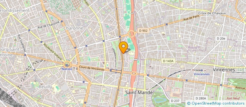 localisation de l'entreprise MONSIEUR IDRRISS SACCKHO  PARIS