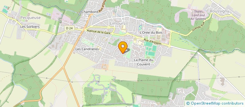 localisation de l'entreprise MONSIEUR IDRYS LANCELOT  LIMOURS