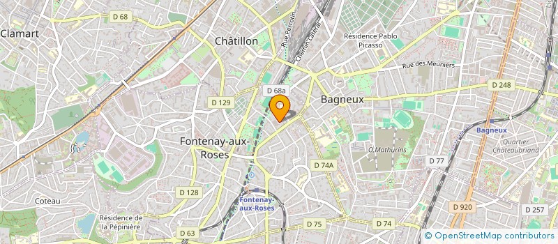 localisation de l'entreprise MONSIEUR IDY BA à FONTENAY-AUX-ROSES