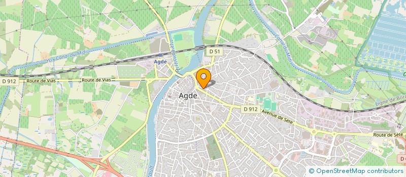 localisation de l'entreprise MONSIEUR IEREMIA ANDRONIC  AGDE