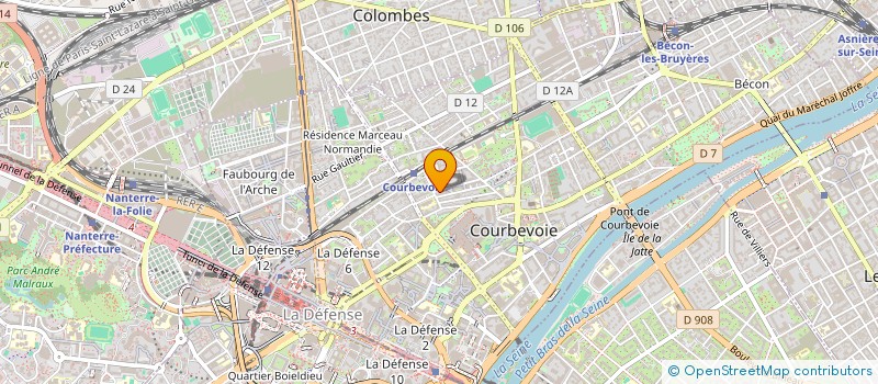 localisation de l'entreprise MONSIEUR IEVGENII RUZHEVYCH à COURBEVOIE
