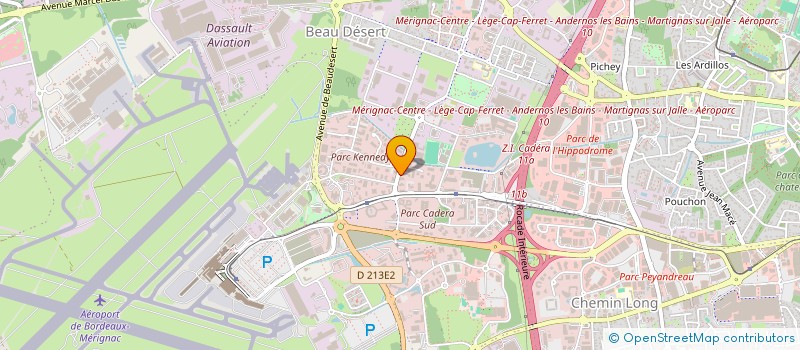 localisation de l'entreprise MONSIEUR IFEANYI FELIX OKONKWO  MERIGNAC