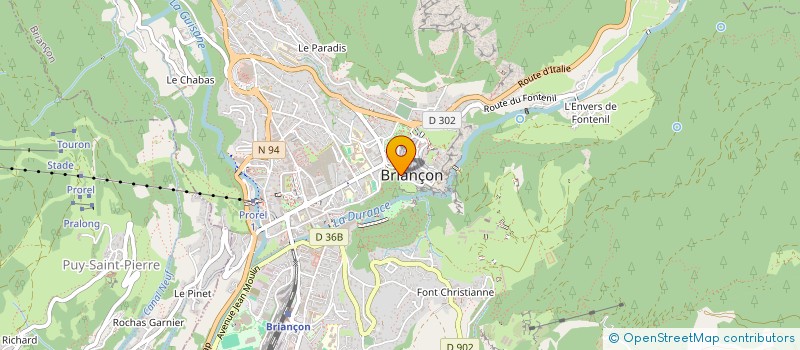 localisation de l'entreprise MONSIEUR IFRAH PADJA TCHATCHOUANG  BRIANCON