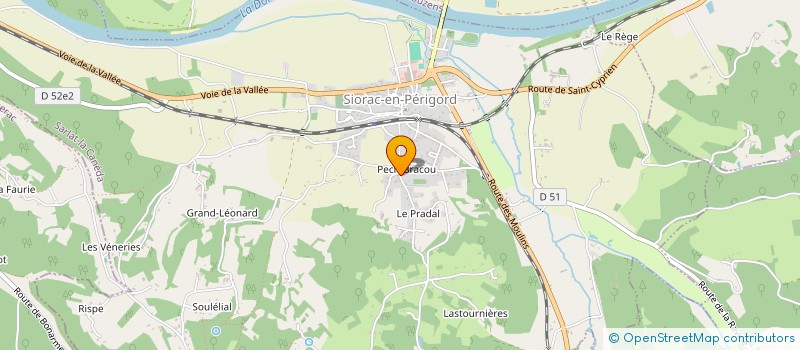 localisation de l'entreprise MONSIEUR IFRAIM DAUHER  SIORAC-EN-PERIGORD