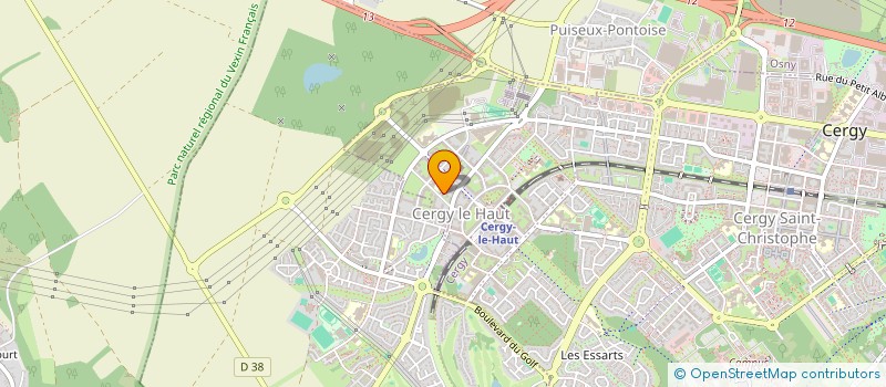 localisation de l'entreprise MONSIEUR IFTEN LARDJANE  CERGY