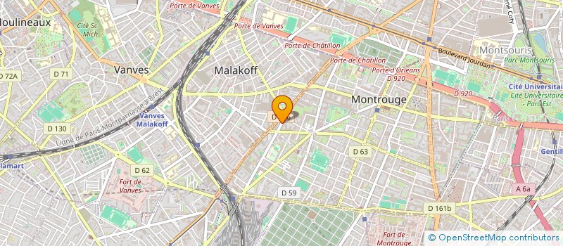 localisation de l'entreprise MONSIEUR IFTIKHAR AHMAD  MONTROUGE