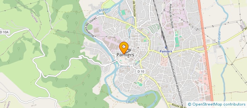 localisation de l'entreprise MONSIEUR IFTIKHAR AHMED à PAMIERS
