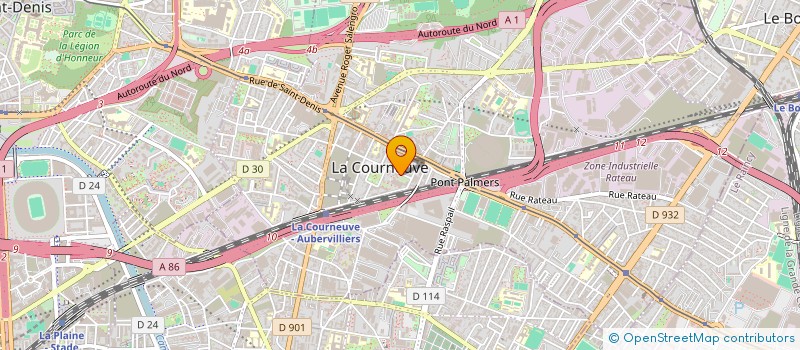 localisation de l'entreprise MONSIEUR IFTIKHAR AHMED à LA COURNEUVE