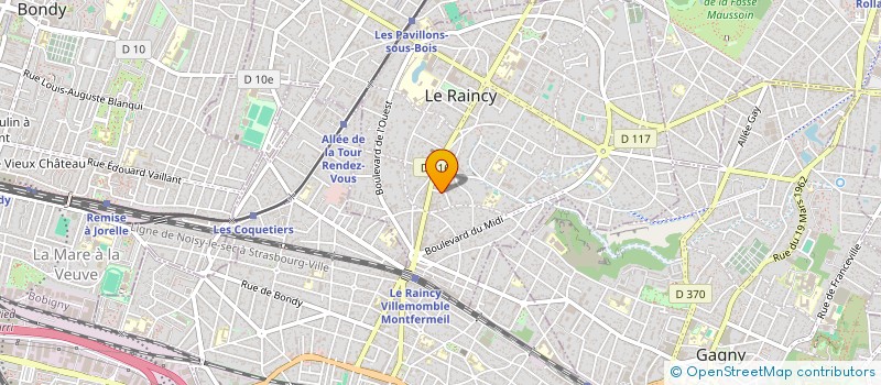 localisation de l'entreprise MONSIEUR IGAL NAHMIAS  LE RAINCY