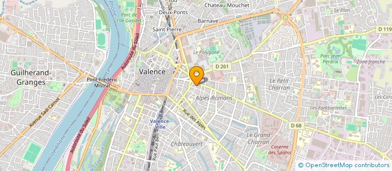 localisation de l'entreprise MONSIEUR IGLI BAJRAMASI  VALENCE