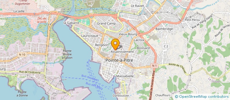 localisation de l'entreprise MONSIEUR IGNACE GENTEUIL à POINTE A PITRE