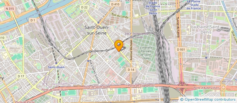 localisation de l'entreprise MONSIEUR IGNACE HENRY à SAINT-OUEN-SUR-SEINE