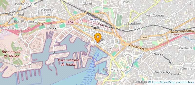 localisation de l'entreprise MONSIEUR IGNACE INSALACO  TOULON