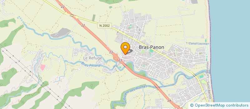 localisation de l'entreprise MONSIEUR IGNACE PARVEDY  BRAS-PANON