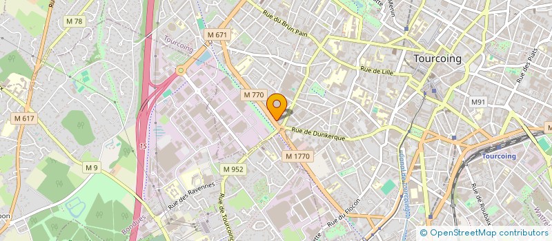 localisation de l'entreprise MONSIEUR IGNACE ROOSE  TOURCOING