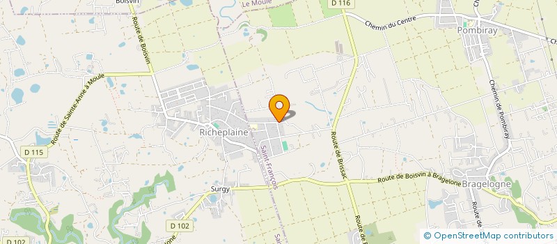 localisation de l'entreprise MONSIEUR IGNACE SANTENAC  SAINT-FRANCOIS