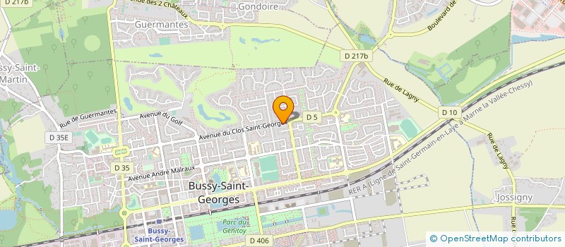 localisation de l'entreprise MONSIEUR IGNACE VIGNOCAN  BUSSY-SAINT-GEORGES