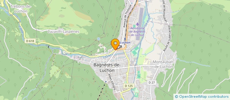 localisation de l'entreprise MONSIEUR IGNACIO BURGOS à BAGNERES-DE-LUCHON
